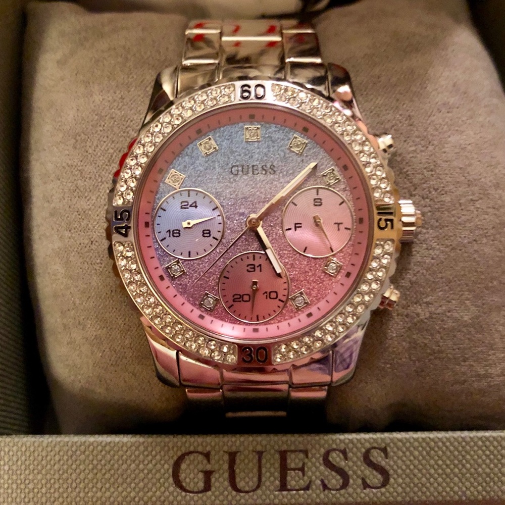 💖 Sparkly Guess Watch!